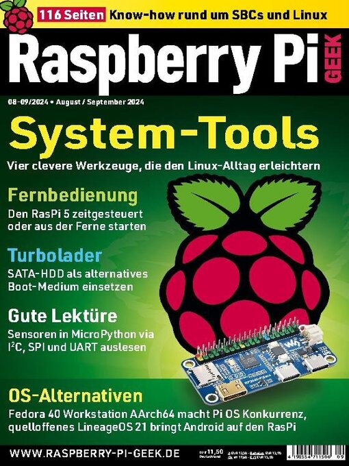 Title details for Raspberry Pi Geek by Computec Media GmbH - Available